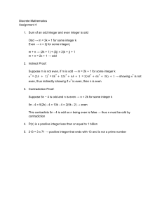 Discrete Mathematics Assignment 4