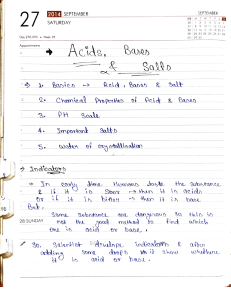 Acids, Bases & Salts Study Guide