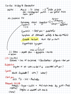 Cardiac History & Examination: 10-Year-Old Patient Moaz