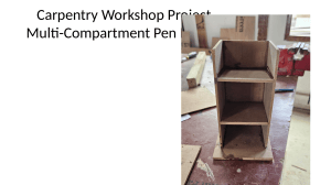 Carpentry Project: Multi-Compartment Pen Holder Guide