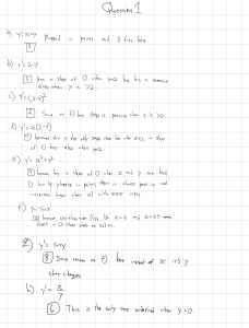 Differential Equations Matching Worksheet