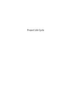 Project Life Cycle: Engineering & Construction Stages