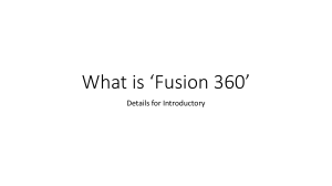 Introduction to Fusion 360: A Guide to CAD/CAM/CAE Software