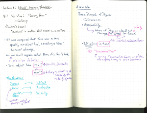 Chapter 8: Work-Energy Theorem - Physics Notes