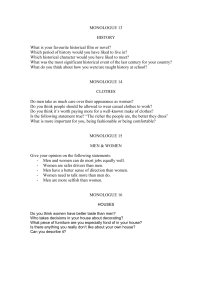 Monologue Discussion Prompts for Language Practice