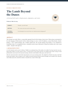 The Lamb Beyond the Dunes: A Fictional Field Study on Belonging