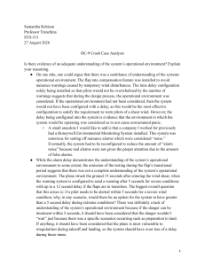 DC-9 Crash Case Analysis: System Operational Environment