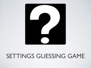 Settings Guessing Game for Elementary Classrooms