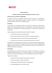 An&aacute;lisis interno y externo: Caso Calzados Andina
