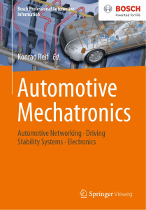 Mecatr&ocirc;nica Automotiva: Redes, Sistemas de Estabilidade, Eletr&ocirc;nica