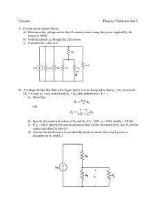 Circuits Practice Problems Set 2: Voltage Divider & Current Source Analysis