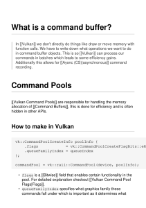 What is a Command Buffer in Vulkan?