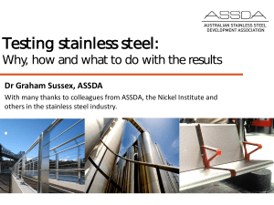 Testing Stainless Steel: Why, How, and Results