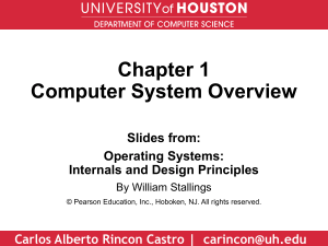 Chapter 1: Computer System Overview