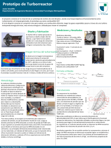 Prototipo de Turborreactor: Dise&ntilde;o y Resultados