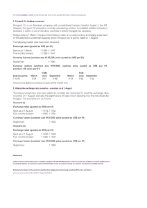 Frongoch Co Hedging Payment Case Study