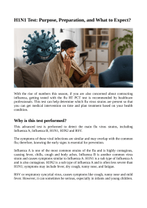 H1N1 Test: Purpose, Preparation, and What to Expect