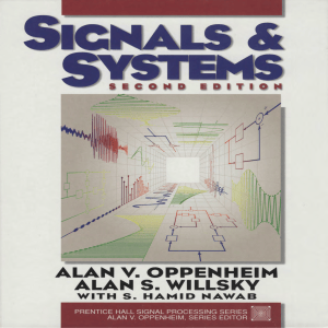 Signals & Systems 2nd Edition Textbook by Oppenheim & Willsky