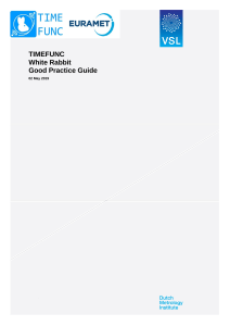 White Rabbit Good Practice Guide: Time Synchronization