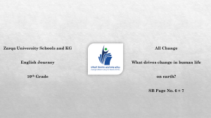 What Drives Change in Human Life on Earth?