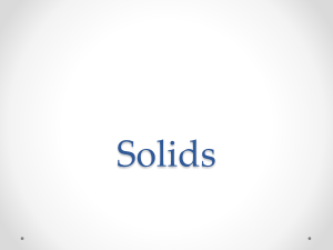 Solids: Bonding, Alloys, and Properties in Chemistry