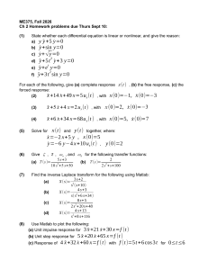 ME375 Fall 2026 Ch 2 Homework Problems