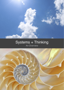 Systems Thinking: An Overview