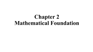 Chapter 2: Mathematical Foundation - Laplace Transforms