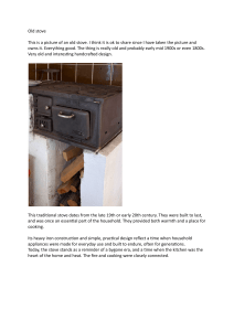 Old Stove: History & Design of a 19th/20th Century Appliance