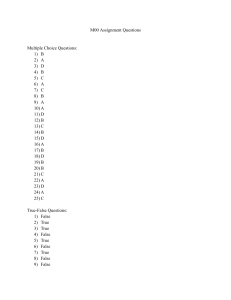 M00 Assignment Questions: Computer Basics