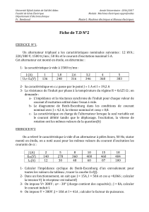 Fiche de TD N&deg;2 - Machines &eacute;lectriques approfondies Master1