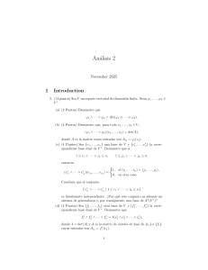 Problemas de An&aacute;lisis 2: Espacios Vectoriales y &Aacute;lgebra Exterior