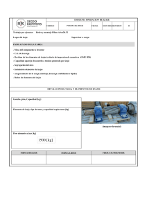 Esquema de Operaci&oacute;n de Izaje
