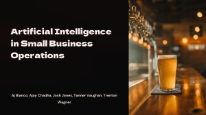 AI in Small Business Operations: A Case Study Approach