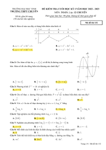 Examen de Matem&aacute;ticas 12&ordm; Grado 2022-2023 - Fin de Semestre 1