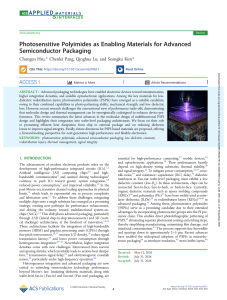 Photosensitive Polyimides for Advanced Semiconductor Packaging Review