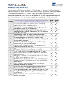 Leadership Style Self-Assessment Quiz