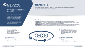 DevOps Foundation Blueprint: Benefits & Principles