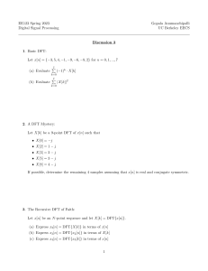 EE123 Discussion 3: DFT Problems