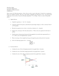 Bowdoin College Microeconomics Problem Set 1