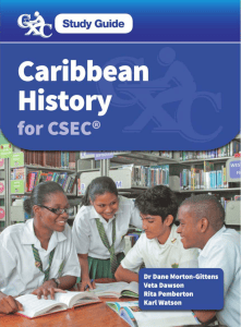 Caribbean for CSEC History 