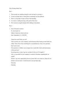 TOEIC Writing Mock Test: Part 1 & 2 Practice