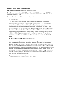 Brightspace App Improvement Project: Student Team Assessment