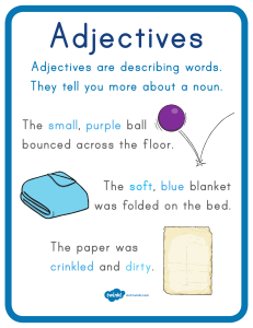 Adjectives Worksheet