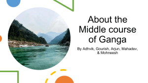 Middle Course of Ganga: Landforms & Features
