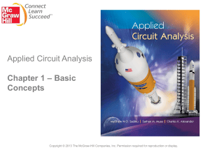 Applied Circuit Analysis: Basic Concepts Textbook