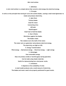 Mini Wind Turbine: How It Works & Energy Transformation