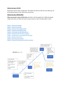 Biblical Narrative Study & Preaching Guide