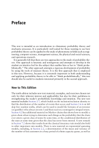 Probability Theory and Stochastic Processes Preface