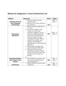 Lucas Construction Inc Assignment Rubric